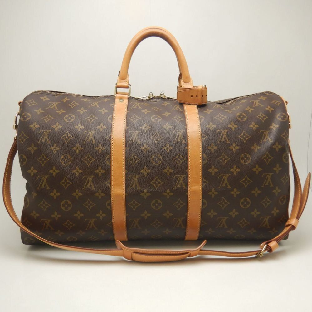 LOUIS VUITTON Authentic Brown Monogram Boston Bag - Picture 3 of 10